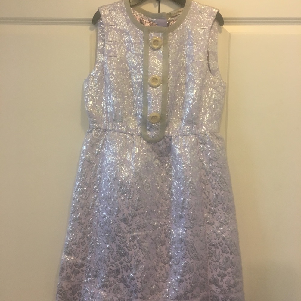 Marc Jacobs Floral Jacquard Cocktail Dress.